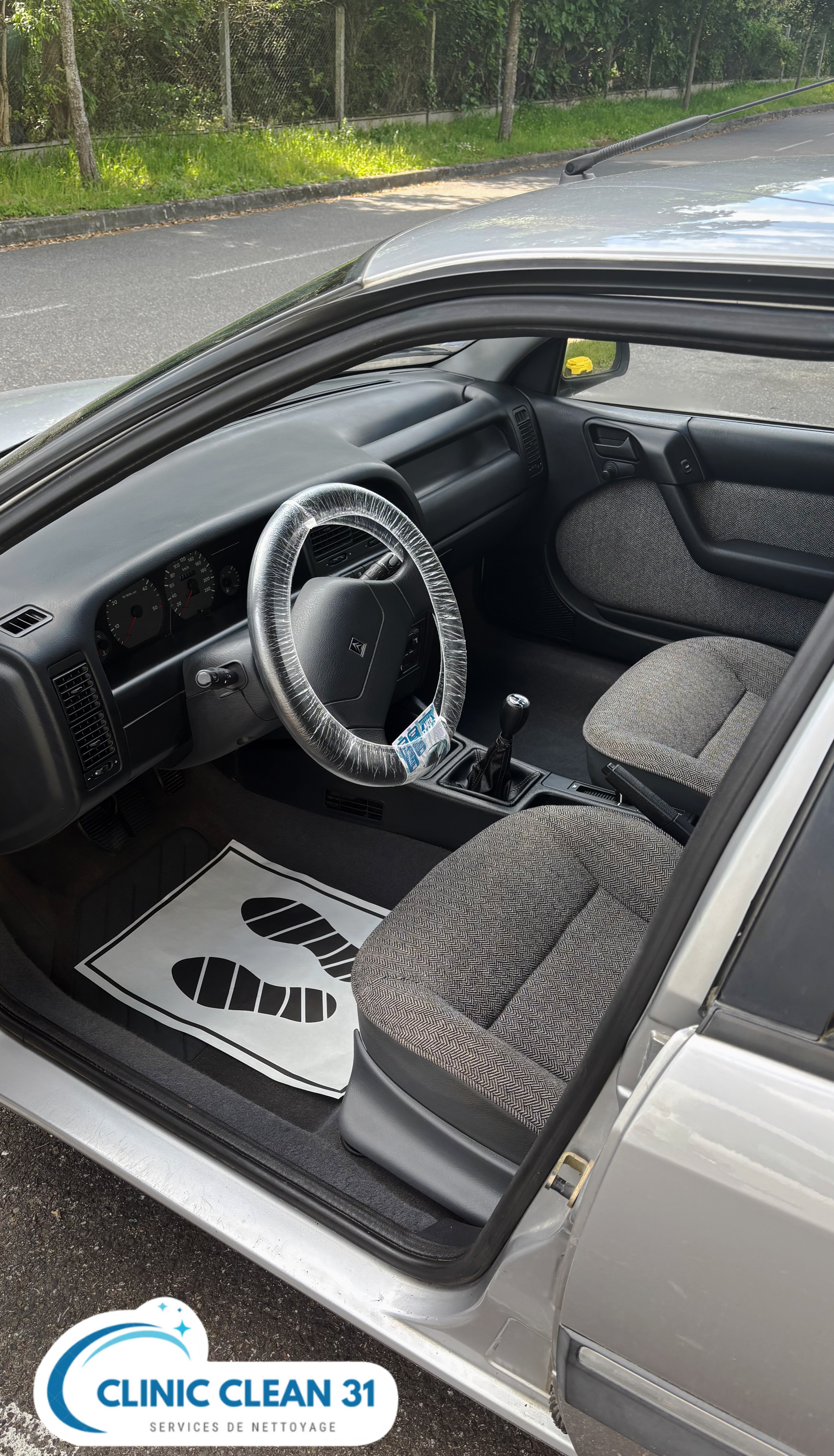 Habitacle nettoyé